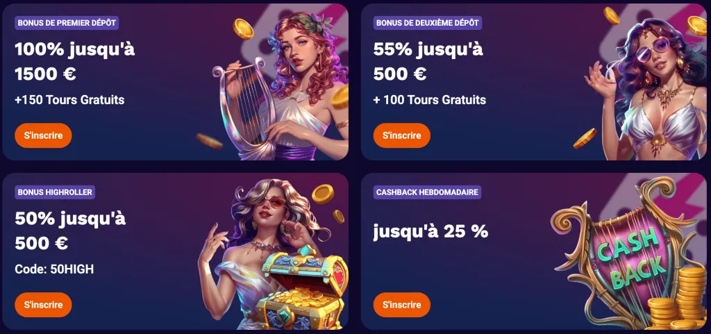Bonus de Bienvenue et autres Promotions LiraSpin Casino